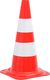 vidaXL Pachołki z łańcuchem 10 m, czerwono-białe 5