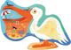 Scratch Scratch, Puzzle konturowe Pelikan 24 elem. 1