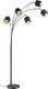 Lampa podłogowa lampa podłogowa Tommy 200 cm 5x E14 stal 28W matowa czarna 1