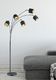 Lampa podłogowa lampa podłogowa Tommy 200 cm 5x E14 stal 28W matowa czarna 5