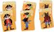 Scratch Scratch, Gra logiczna 4 w 1 - Karty Wyprawa Pirata 1