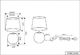 Lampa stołowa lampa stołowa Sophia 26 x 16 cm E14 ceramiczna 40W szara 1