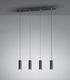 Lampa wisząca lampa wisząca Marley 150 x 75 x 9 cm GU10 stal 35W czarna 1