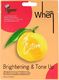 When When Simply Maska na twarz w płacie rozjaśniająco tonizująca - Citron 23ml 1
