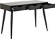 Biurko Intesi Scandi Czarne 110 cm x 50 cm 2