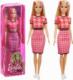 Lalka Barbie Mattel Fashionistas Modna przyjaciółka - Blondynka, różowe spineczki (GRB59) 1
