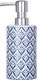 Dozownik do mydła dozownik mydła Lorca 360 ml niebiesko-ceramiczny/biały 2