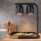 Hendi Lampa grzewcza do podgrzewania frytek potraw czarna 500 W - 273913 Lampa grzewcza do podgrzewania frytek potraw czarna 500 W - 273913 2