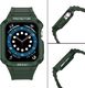 Hurtel Protect Strap Band opaska z etui do Watch 7 / 6 / 5 / 4 / 3 / 2 / SE (45 / 44 / 42mm) obudowa pancerny pokrowiec na zegarek zielony 4