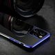 Hurtel Clear Color case żelowy pokrowiec etui z metaliczną ramką iPhone 13 mini niebieski 2