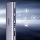 Stacja/replikator Ugreen 5w1 USB-C (UGR1078GRY) 7