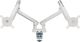 Art Uchwyt biurkowy na dwa monitory 17" - 32" (RAMM L-20GD) 20
