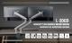Art Uchwyt biurkowy na dwa monitory 17" - 32" (RAMM L-20GD) 28