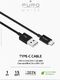 Kabel USB Puro USB-A - USB-C 1 m Czarny (PUR516BLK) 3