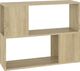 vidaXL Szafka pod TV, dąb sonoma, 80x24x63 cm, płyta wiórowa 2