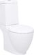 Zestaw kompaktowy WC vidaXL 66 cm biały (3059888) 1
