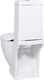 Zestaw kompaktowy WC vidaXL 66 cm biały (3059888) 6