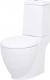 Zestaw kompaktowy WC vidaXL 66 cm biały (3059888) 1