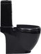 Zestaw kompaktowy WC vidaXL 66 cm czarny (3059889) 4