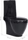 Zestaw kompaktowy WC vidaXL 66 cm czarny (3059889) 8