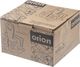 Orion Przyprawnik porcelanowy na sól pieprz stojak serwetki solniczka pieprzniczka serwetnik 3 el. 4