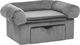 vidaXL Sofa dla psa, z szufladą, szara, 75x50x38 cm, pluszowa 2