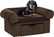 vidaXL Sofa dla psa, z szufladą, brązowa, 75x50x38 cm, pluszowa 1