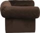 vidaXL Sofa dla psa, z szufladą, brązowa, 75x50x38 cm, pluszowa 5