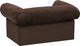 vidaXL Sofa dla psa, z szufladą, brązowa, 75x50x38 cm, pluszowa 6