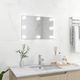 Lustro vidaXL 60x40cm srebrny (3078637) 1