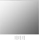 Lustro vidaXL 70x50cm srebrny (3078643) 8