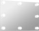 Lustro vidaXL 100x60cm srebrny (3078645) 2