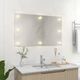Lustro vidaXL 100x60cm srebrny (3078645) 3