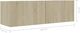vidaXL Szafki telewizyjne, 4 szt., dąb sonoma, 100x30x30 cm, płyta 8