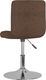 vidaXL Stołek barowy, obrotowy, brązowy, tkanina 5