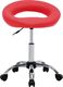 vidaXL Obrotowe krzesło stołowe, czerwone, sztuczna skóra 2