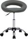 vidaXL Obrotowe krzesło stołowe, szare, obite sztuczną skórą 2