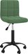 vidaXL Obrotowe krzesło stołowe, ciemnozielone, obite aksamitem 1