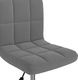 vidaXL Obrotowe krzesło stołowe, ciemnoszare, obite aksamitem 4