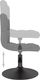 vidaXL Obrotowe krzesło stołowe, jasnoszare, obite aksamitem 5