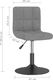 vidaXL Obrotowe krzesło stołowe, jasnoszare, obite aksamitem 7