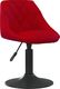 vidaXL Krzesło stołowe, winna czerwień, aksamitne 1