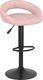 vidaXL Stołki barowe, 2 szt., różowe, obite aksamitem 2