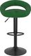 vidaXL Stołki barowe, 2 szt., ciemnozielone, obite aksamitem 3