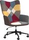 Krzesło biurowe vidaXL Fotel, patchwork, obity tkaniną - 328194 1