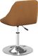 vidaXL Obrotowe krzesła stołowe, 4 szt., brązowe, obite aksamitem 5
