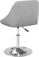 vidaXL Obrotowe krzesła stołowe, 4 szt., jasnoszare, aksamitne 5