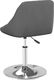 vidaXL Obrotowe krzesła stołowe, 4 szt., ciemnoszare, aksamitne 5
