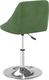 vidaXL Obrotowe krzesła stołowe, 4 szt., ciemnozielone, aksamitne 5
