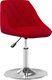 vidaXL Obrotowe krzesła stołowe, 4 szt., winna czerwień, aksamitne 2